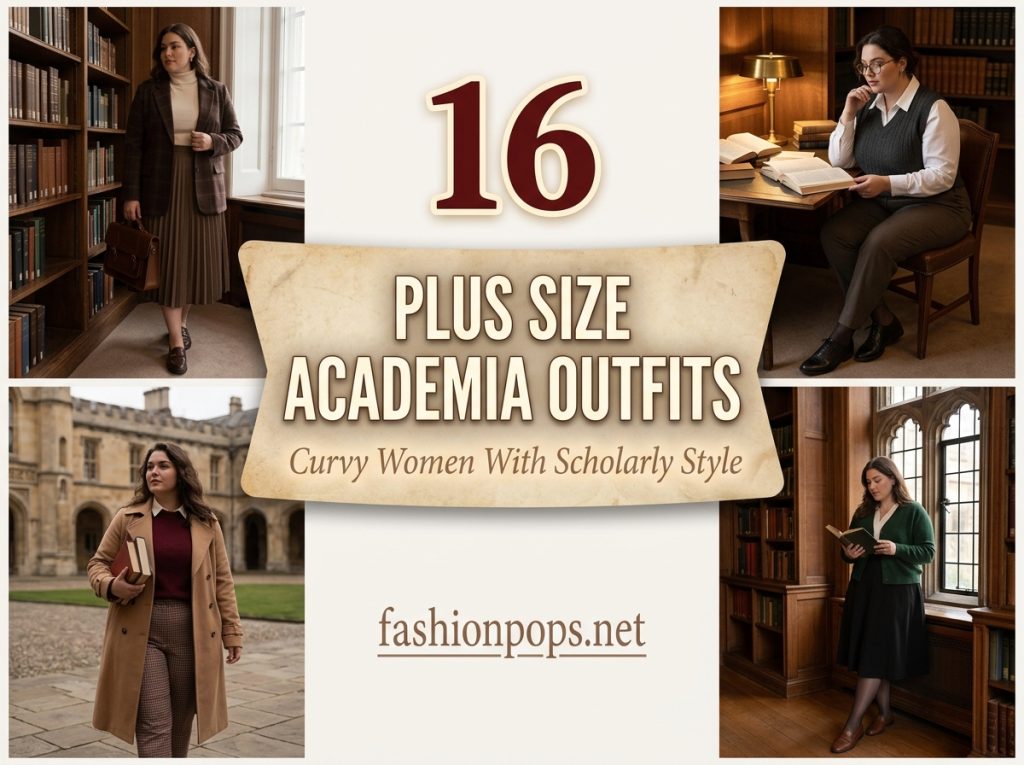 plus size academia outfits curvy women