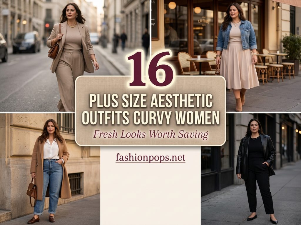 plus size aesthetic outfits curvy women