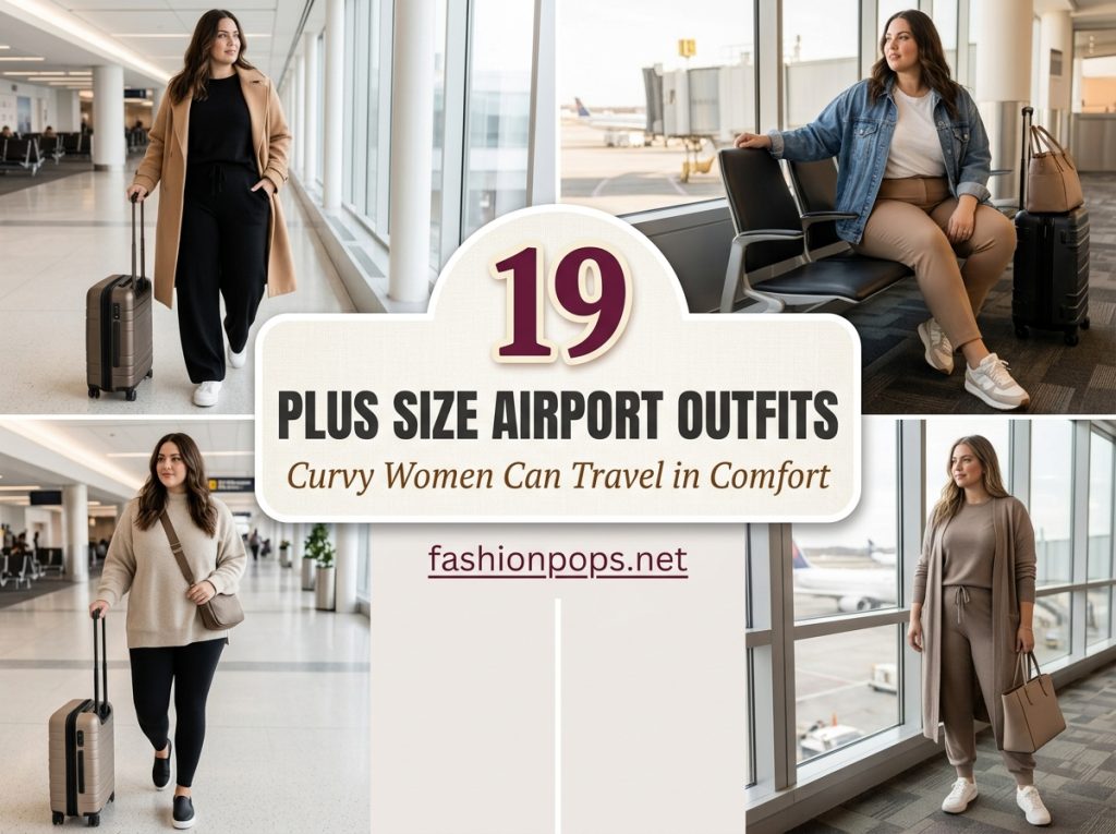 plus size airport outfits curvy women