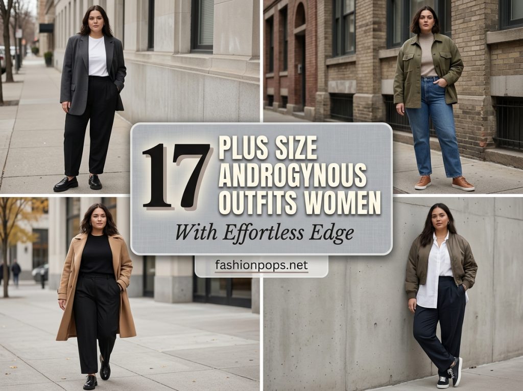 plus size androgynous outfits women