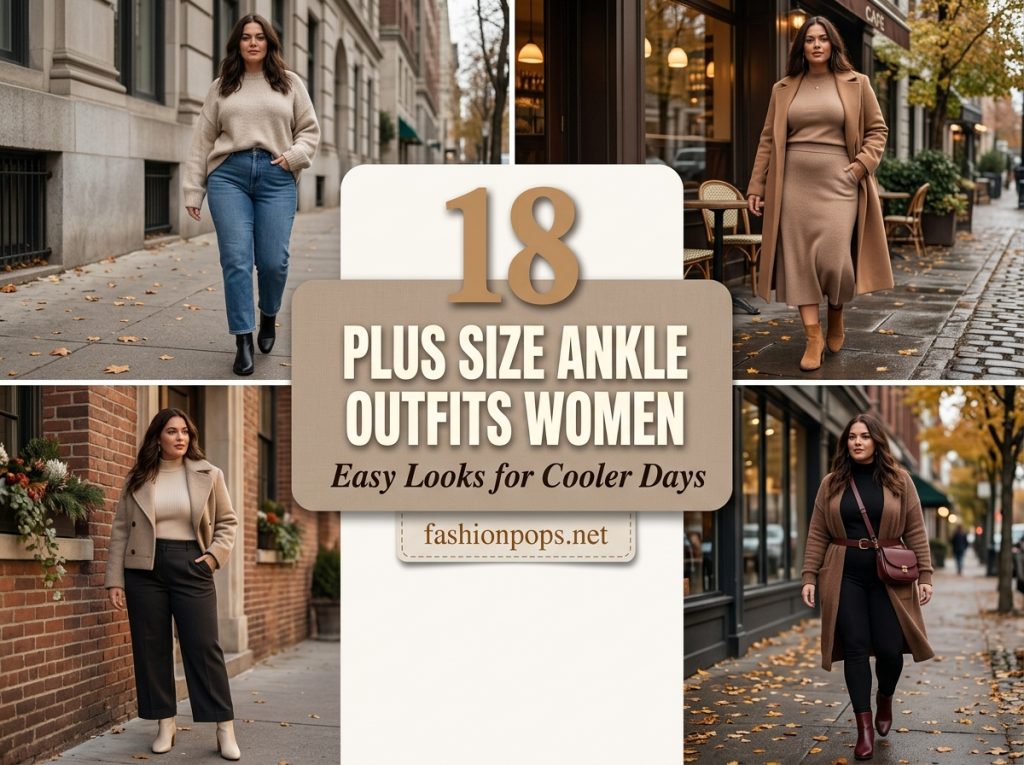 plus size ankle boots outfits women