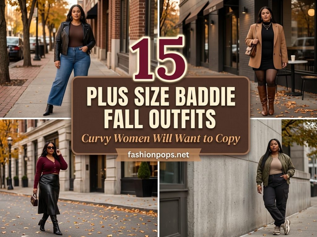 plus size baddie fall outfits curvy women