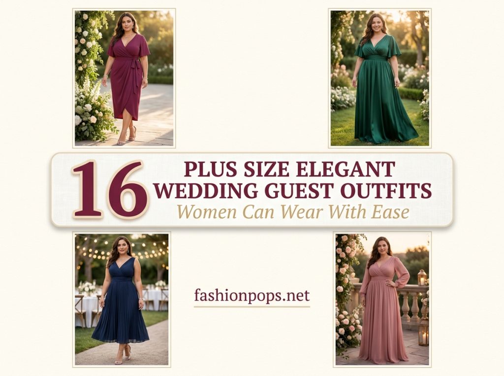 plus size elegant wedding guest outfits women