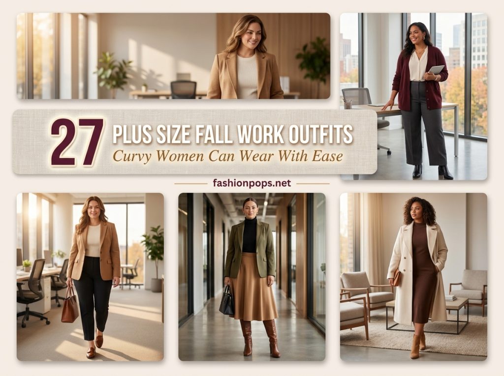 plus size fall work outfits curvy women